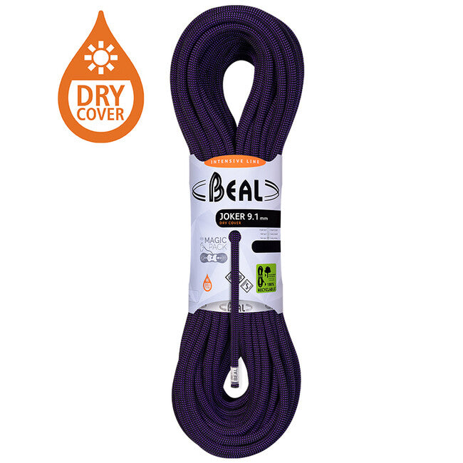 Beal Joker dynamisches kletterseil Unicore 9,1 mm 80 m, lila