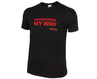 BENNON T-shirt HARDWORKER, schwarz