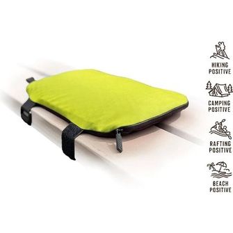 Mosh Kamper Outdoor-Sitzkissen, limone/schwarz