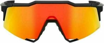 100% Speedcraft Sonnenbrille, Soft Tact Schwarz