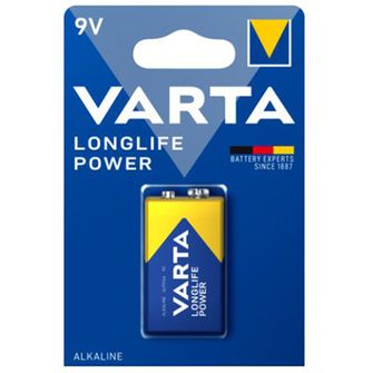 Varta Batterie Longlife Power 9V Block 1 Stück