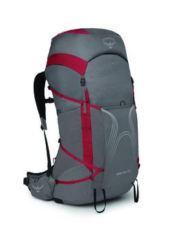 OSPREY Wanderrucksack EJA PRO 55,  dale grey/poinsettia red