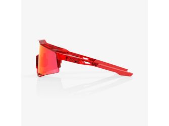 100 % Speedcraft LE Peter Sagan Sonnenbrille, glänzendes durchscheinendes Rot – Hiper Red Mirror