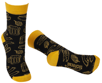 BENNON Socken BENNONKY, gelb/schwarz