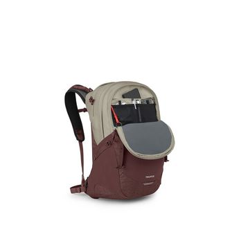 OSPREY Stadtrucksack TROPOS,  sawdust tan/raisin red