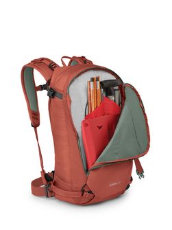 OSPREY Skialp-Rucksack SOPRIS 20,  emberglow orange