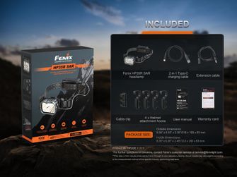 Fenix Wiederaufladbare Stirnlampe Fenix HP35R SAR