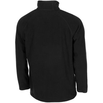 MFH Troyer Langarm-Fleece-T-Shirt, schwarz