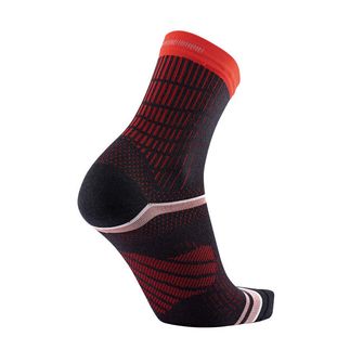 Sidas Winter Run Socken, schwarz/rot