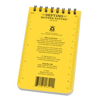 Rite in the Rain All Weather Notebook gelb Nr. 135