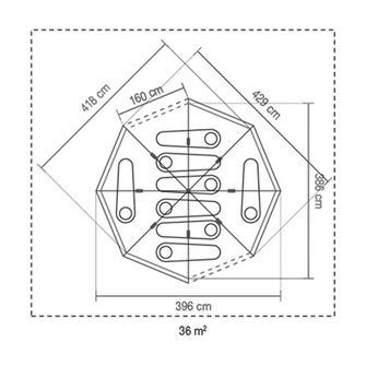 Coleman Octagon BlackOut Zelt für 8 Personen