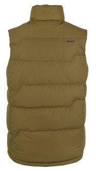 HUSKY Herren Daunenweste mit Reißverschluss Deep M, dunkel khaki