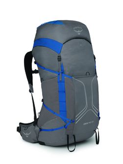 OSPREY Wanderrucksack EXOS PRO 55,  dale grey/agam blue