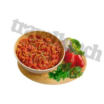 Travellunch 10 Stück Schälnudeln Bolognese 125 g pro Stück