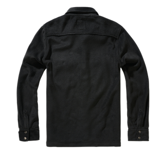 Brandit Jeff Fleece Langarmshirt, schwarz