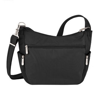 Travelon Anti-Diebstahl Umhängetasche Schwarz Crossbody Classic Lady