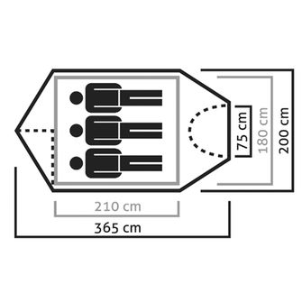 Salewa Zelt Sierra Leone für 3 Personen