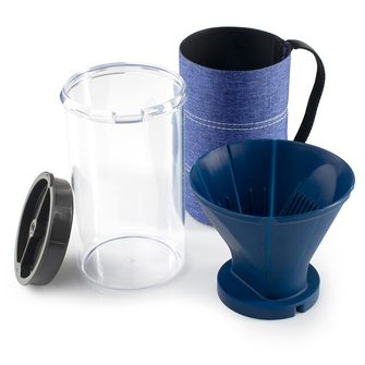 GSI Outdoors Kaffeebereiter mit JavaDrip-Tasse 887 ml, blau