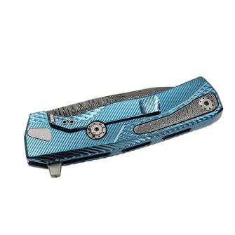 Lionsteel Luxury Taschenmesser mit massivem Titan-Griff ROK DD BL