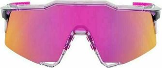 100% Speedcraft Sonnenbrille, poliert, transluzentes Grau