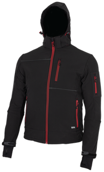 BENNON Softshelljacke RUFUS schwarz/rot