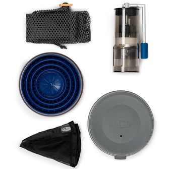 GSI Outdoors JavaGrind Pourover Kaffeemühle und zusammenklappbares Filter Set