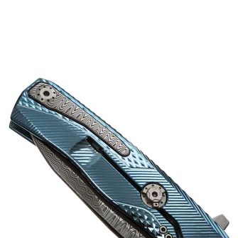 Lionsteel Luxury Taschenmesser mit massivem Titan-Griff ROK DD BL