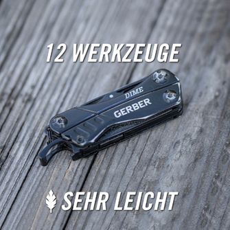 Gerber Multifunktionsmesser Dime schwarz