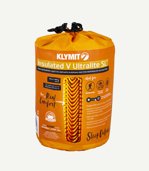 Klymit Ultralite SL Isolierte Auto-Matratze V, orange