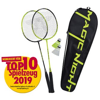 Badmintonset Magic Night für 2 Spieler