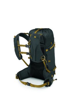 OSPREY Wanderrucksack TALON VELOCITY 20,  dark charcoal/tumbleweed yellw