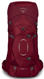 OSPREY Wanderrucksack ARIEL 55 II,  claret red