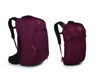 OSPREY-Tasche FAIRVIEW 55,  zircon red