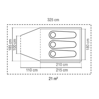 Coleman Zelt Darwin Plus für 3 Personen