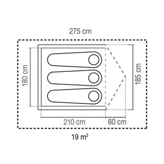 Coleman Darwin Zelt für 3 Personen