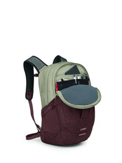 OSPREY Stadtrucksack COMET,  sawdust tan/raisin red