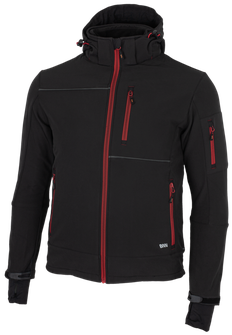 BENNON Softshelljacke RUFUS schwarz/rot