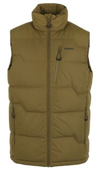 HUSKY Herren Daunenweste mit Reißverschluss Deep M, dunkel khaki