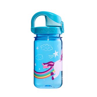 Nalgene Baby Trinkflasche Grip-n-Gulp Sustain 0,35 L blau einhorn