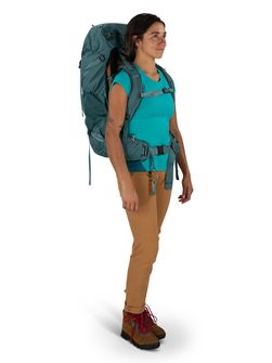 OSPREY Wanderrucksack RENN 50,  cascade blue/melon orange