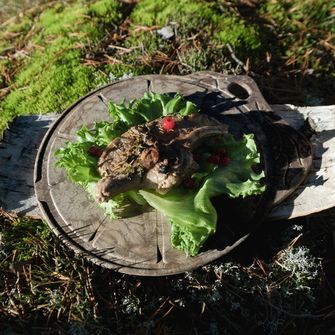 KUPILKA KAARNA M Servierplatte, schwarz