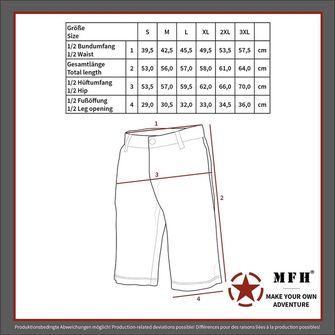 MFH Amerikanische kurze BDU Rip Stop Hose, 3 Farben Wüste