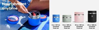 Hydro Flask Thermoskanne für Lebensmittel 8 OZ Insulated Food Jar, schwarz