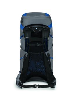 OSPREY Wanderrucksack EXOS PRO 55,  dale grey/agam blue