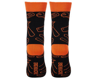 BENNON-Socken BENNONKY, schwarz/orange