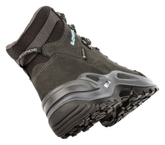 Lowa Renegade GTX Mid Ls Trekkingschuhe, asphalt/türkis