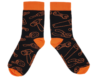 BENNON-Socken BENNONKY, schwarz/orange