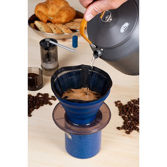 GSI Outdoors JavaGrind Pourover Kaffeemühle und zusammenklappbares Filter Set