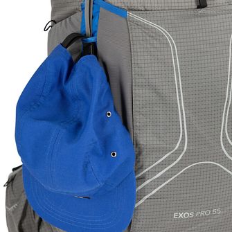 OSPREY Wanderrucksack EXOS PRO 55,  dale grey/agam blue