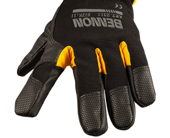 BENNON Arbeitshandschuhe KALYTOS WTR Handschuhe, schwarz/gelb